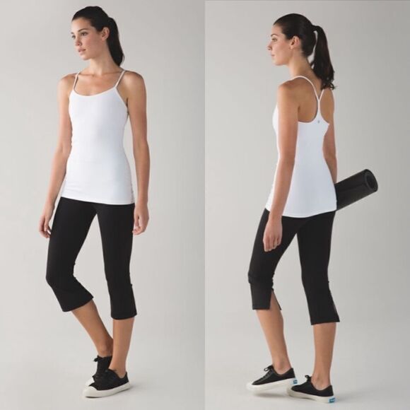 LULULEMON black "Gather and Crow Crop II" pants Size 2 - Picture 1 of 10